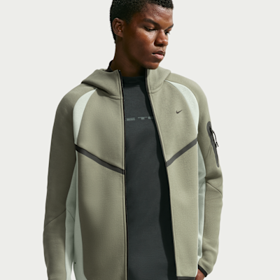Nike Tech Men's Color-Block Full-Zip Fleece Windrunner Jacket